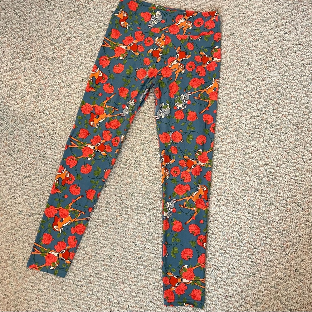 Lularoe OS Disney Bambi Thumper Leggings